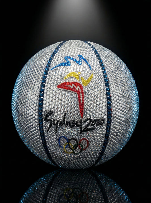 Custom Rhinestone Basketball - Your Team, Your Vision