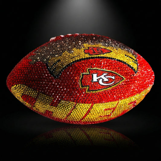 Custom Rhinestone Football - Your Team, Your Vision