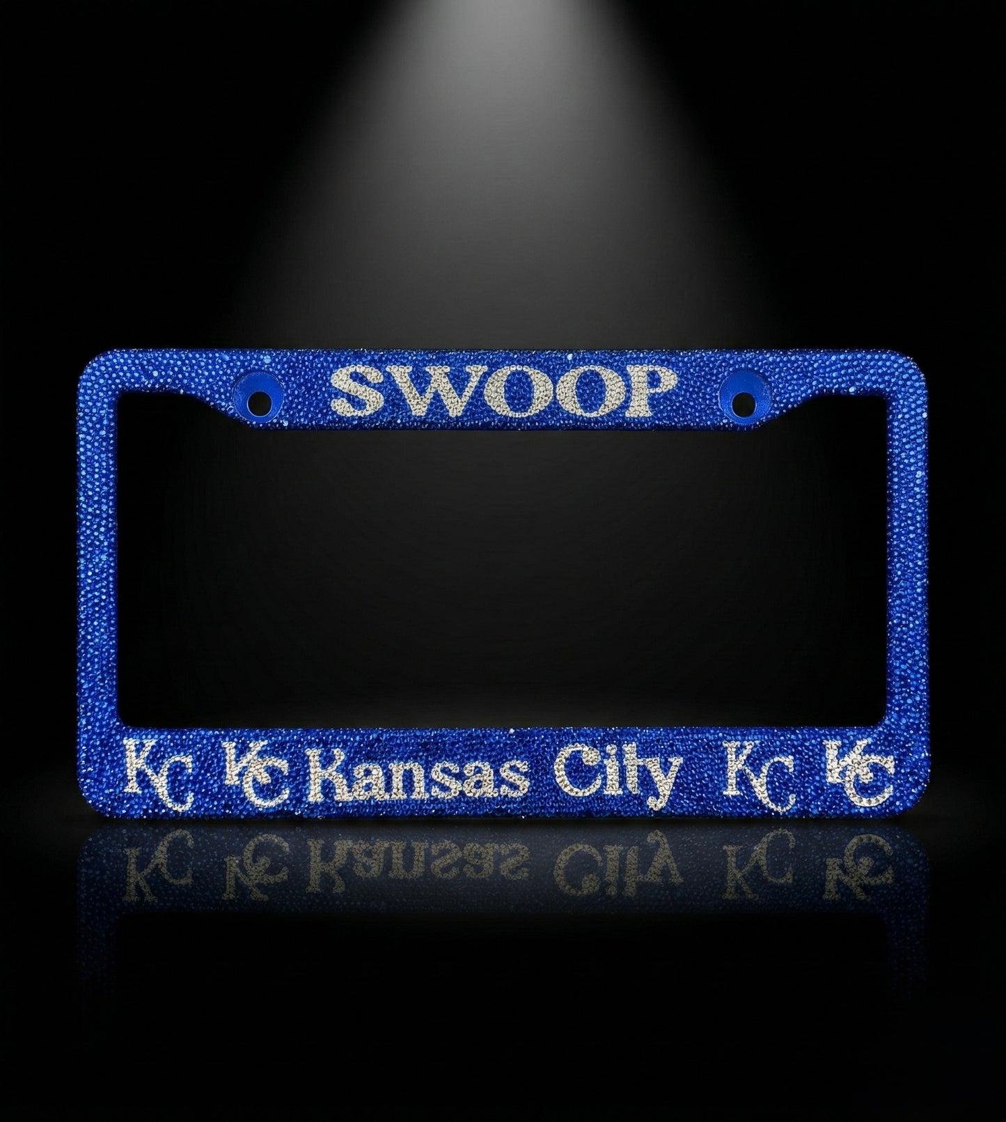 Custom Rhinestone License Plate Frame - Your Team, Your Style