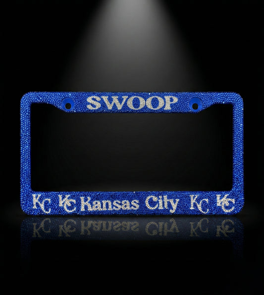 Custom Rhinestone License Plate Frame - Your Team, Your Style