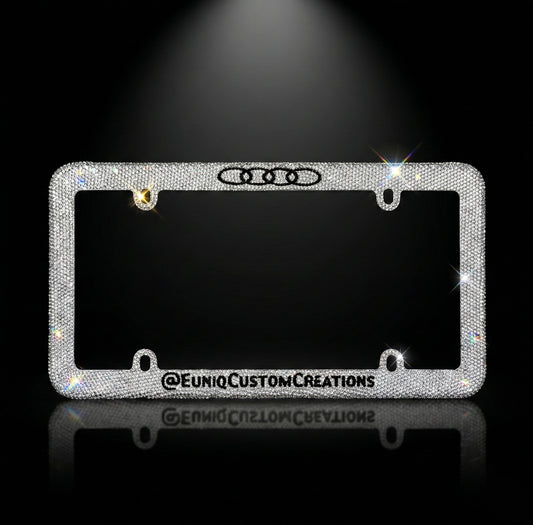 Custom Rhinestone License Plate Frame - Your Team, Your Style