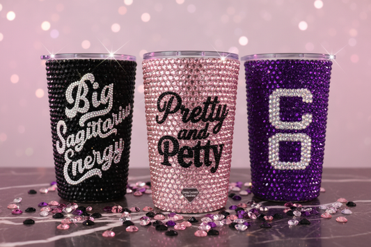 All Three Rhinestone Cups