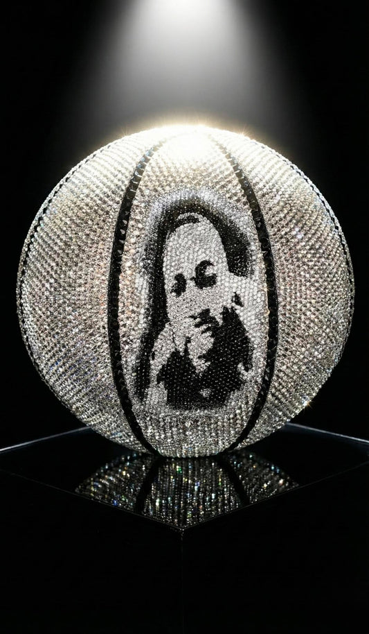 Custom Rhinestone Basketball - Your Team, Your Vision