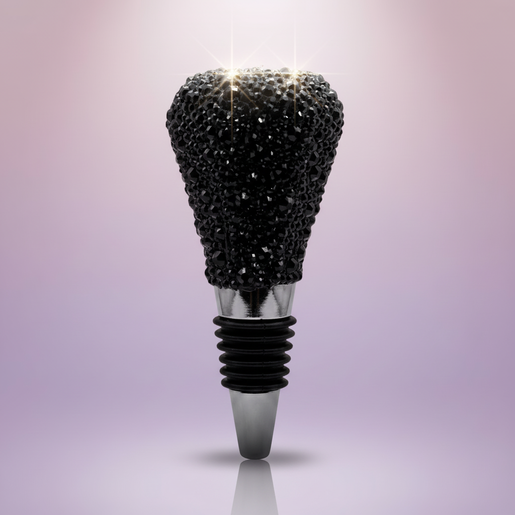Black Stopper - Pink Purple Background
