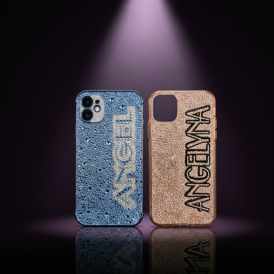 Blue & Rose Gold Cases
