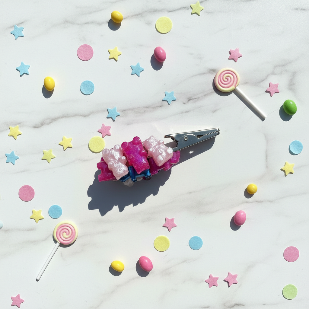 Resin Gummy Bear Multi-Use Clip